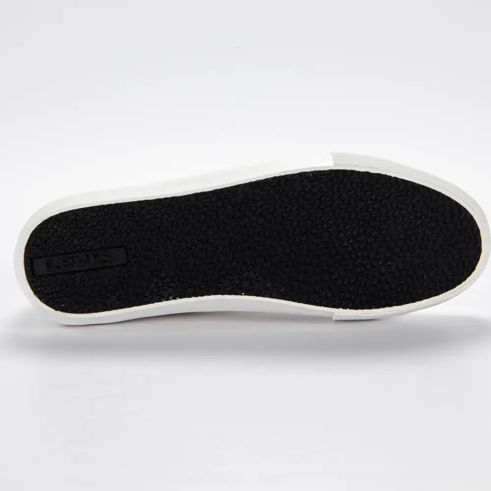 Basket basse homme Levis woodward Blanc - ZESHOES Basket basse homme Levis woodward Blanc - ZESHOES