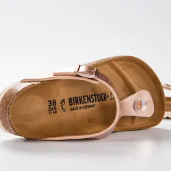 Sandale femme Birkenstock Pink silver Rose - ZESHOES Sandale femme Birkenstock Pink silver Rose - ZESHOES