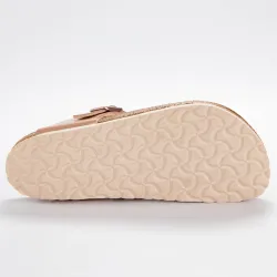 Sandale femme Birkenstock Pink silver Rose - ZESHOES Sandale femme Birkenstock Pink silver Rose - ZESHOES