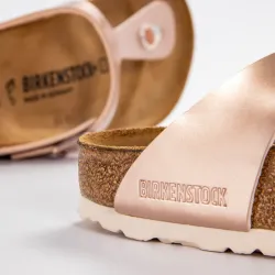 Sandale femme Birkenstock Pink silver Rose - ZESHOES Sandale femme Birkenstock Pink silver Rose - ZESHOES