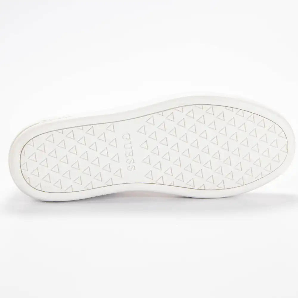 Basket basse homme Guess Sneaker Verona Blanc - ZESHOES