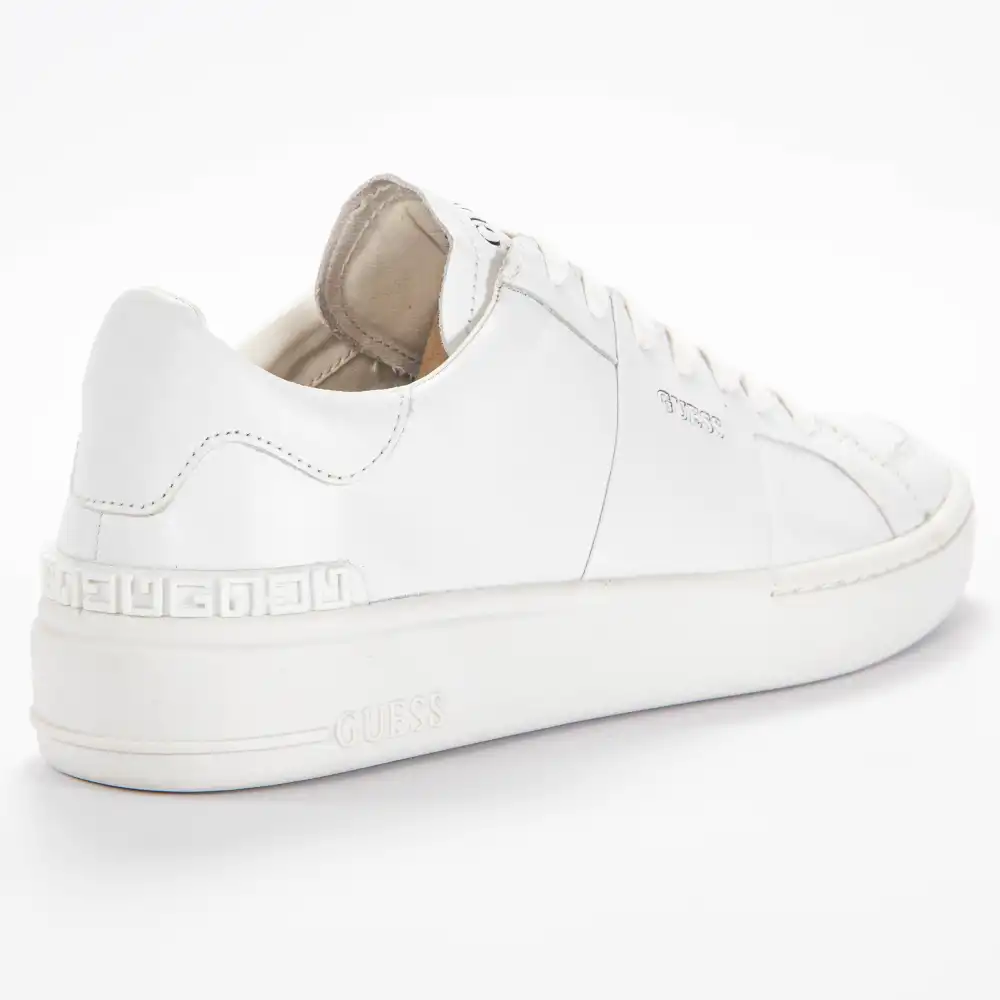 Basket basse homme Guess Sneaker Verona Blanc - ZESHOES