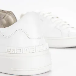 Basket basse homme Guess Sneaker Verona Blanc - ZESHOES