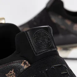 Basket basse femme Guess Maygin Noir - ZESHOES Basket basse femme Guess Maygin Noir - ZESHOES