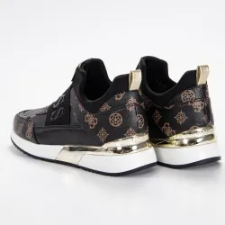 Basket basse femme Guess Maygin Noir - ZESHOES Basket basse femme Guess Maygin Noir - ZESHOES