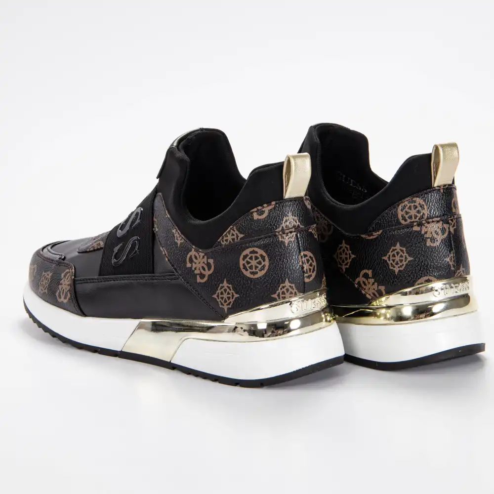 Basket basse femme Guess Maygin Noir - ZESHOES Basket basse femme Guess Maygin Noir - ZESHOES