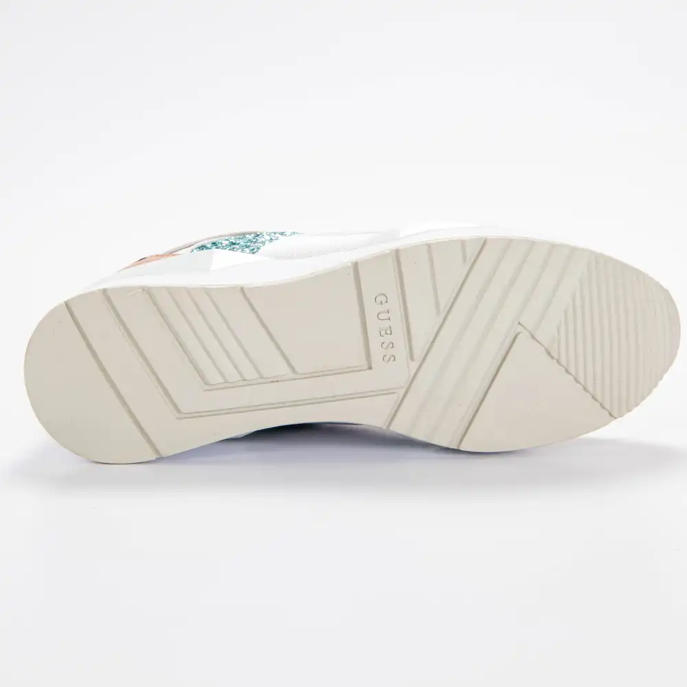 Basket basse femme Guess Tesha 4g logo Multicolor - ZESHOES Basket basse femme Guess Tesha 4g logo Multicolor - ZESHOES