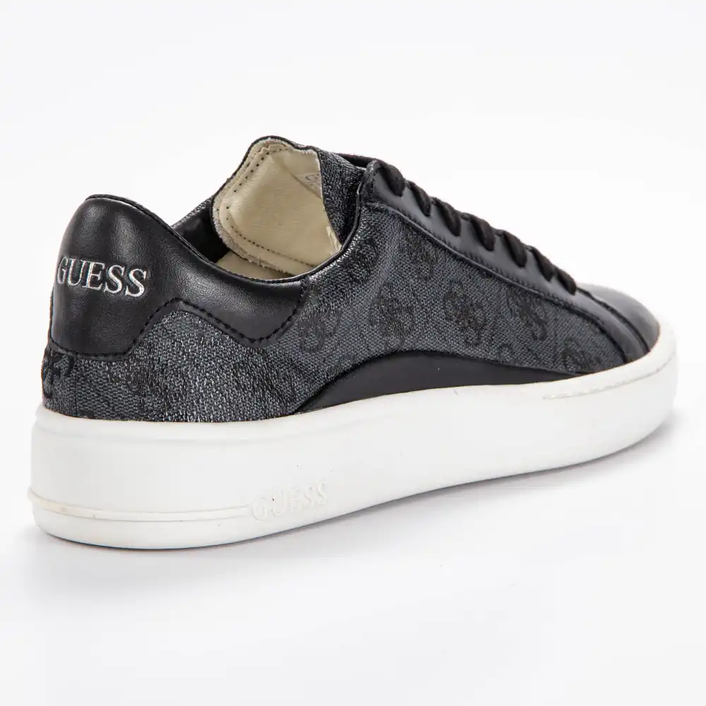 Basket de ville basse homme Guess Verona logo 4g Noir - ZESHOES