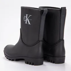 Bottine fille, boots Guess Philippa rubber-coated canvas Noir - ZESHOES Bottine fille, boots Guess Philippa rubber-coated canvas Noir - ZESHOES