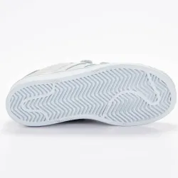 Basket basse fille Adidas Superstar cf c Bleu - ZESHOES