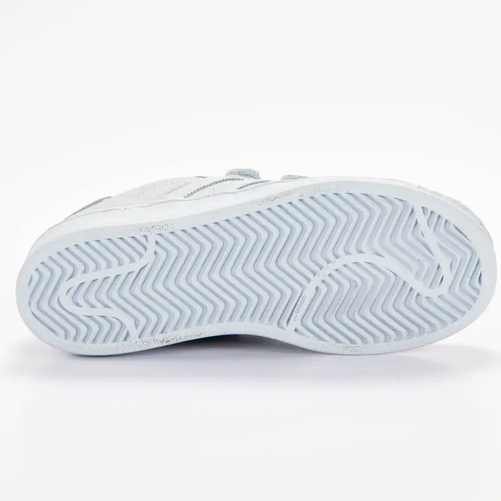 Basket basse fille Adidas Superstar cf c Bleu - ZESHOES