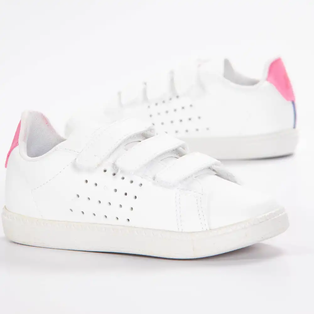 Basket basse fille Le Coq Sportif courtset inf sport girl Blanc - ZESHOES