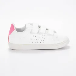 Basket basse fille Le Coq Sportif courtset inf sport girl Blanc - ZESHOES