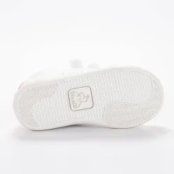 Basket basse fille Le Coq Sportif courtset inf sport girl Blanc - ZESHOES