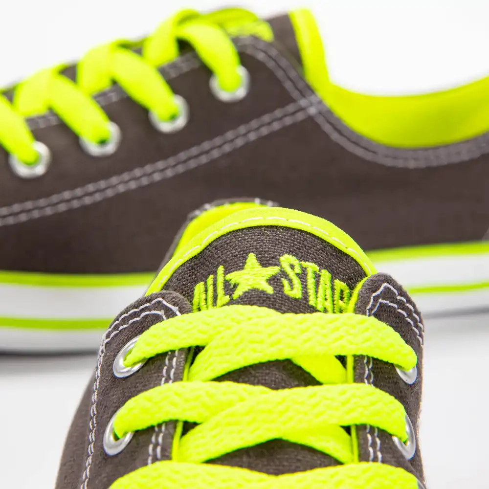 Basket basse fille Converse Dainty ox charcoal Gris - ZESHOES Basket basse fille Converse Dainty ox charcoal Gris - ZESHOES