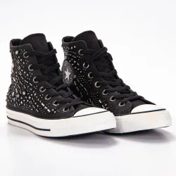 Basket montante femme Converse Ct hi black Noir - ZESHOES Basket montante femme Converse Ct hi black Noir - ZESHOES