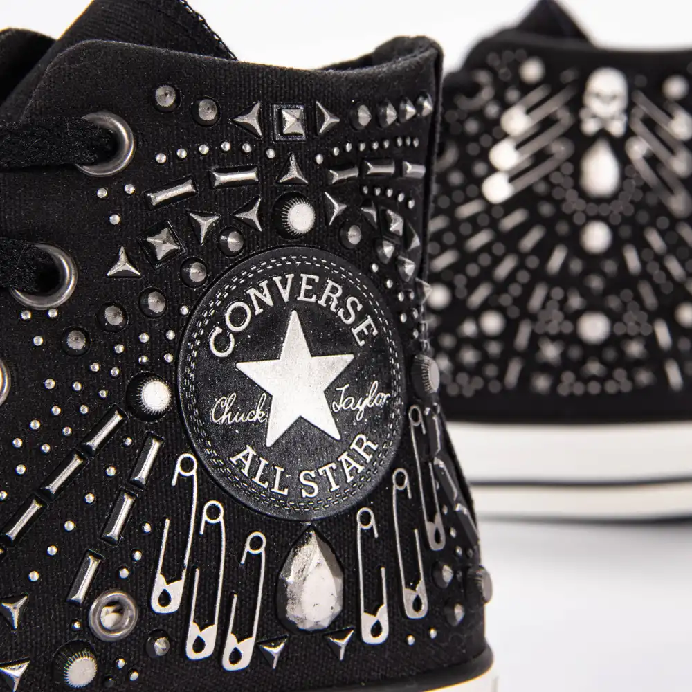 Basket montante femme Converse Ct hi black Noir - ZESHOES Basket montante femme Converse Ct hi black Noir - ZESHOES