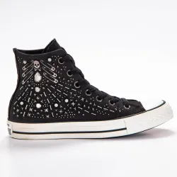 Basket montante femme Converse Ct hi black Noir - ZESHOES Basket montante femme Converse Ct hi black Noir - ZESHOES