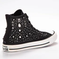 Basket montante femme Converse Ct hi black Noir - ZESHOES Basket montante femme Converse Ct hi black Noir - ZESHOES