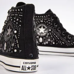 Basket montante femme Converse Ct hi black Noir - ZESHOES Basket montante femme Converse Ct hi black Noir - ZESHOES