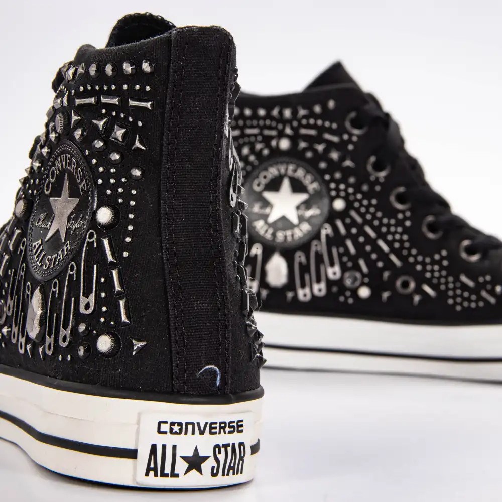 Basket montante femme Converse Ct hi black Noir - ZESHOES Basket montante femme Converse Ct hi black Noir - ZESHOES
