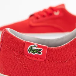 Basket basse fille Lacoste Bardos sys lew Rouge - ZESHOES Basket basse fille Lacoste Bardos sys lew Rouge - ZESHOES