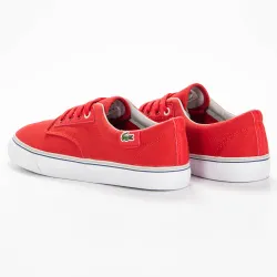 Basket basse fille Lacoste Bardos sys lew Rouge - ZESHOES Basket basse fille Lacoste Bardos sys lew Rouge - ZESHOES