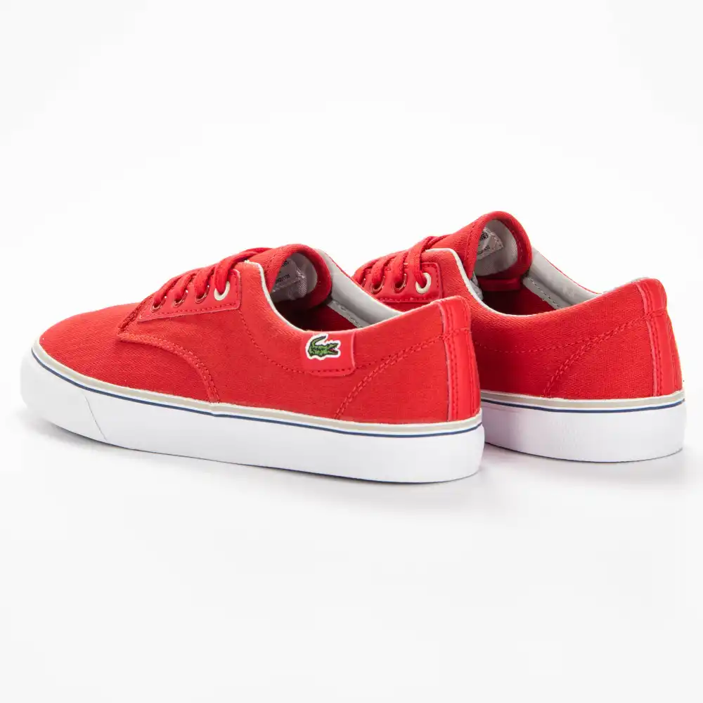 Basket basse fille Lacoste Bardos sys lew Rouge - ZESHOES Basket basse fille Lacoste Bardos sys lew Rouge - ZESHOES