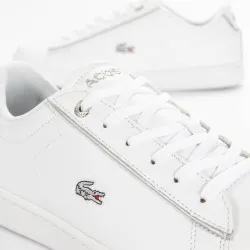 Basket basse fille Lacoste carnaby evo 0520 Blanc - ZESHOES