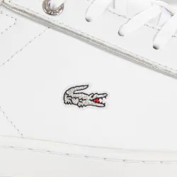 Basket basse fille Lacoste carnaby evo 0520 Blanc - ZESHOES