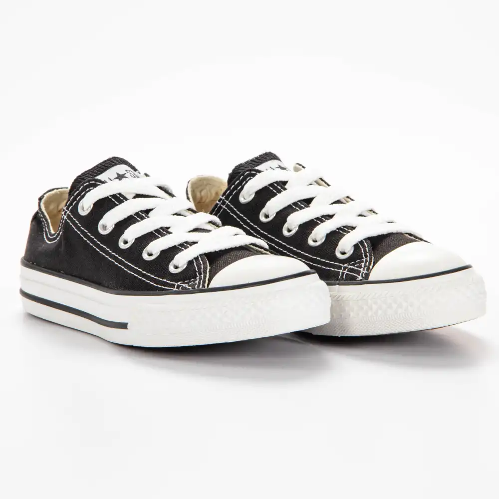 Basket basse fille Converse All star junior Noir - ZESHOES