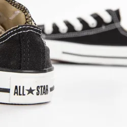 Basket basse fille Converse All star junior Noir - ZESHOES