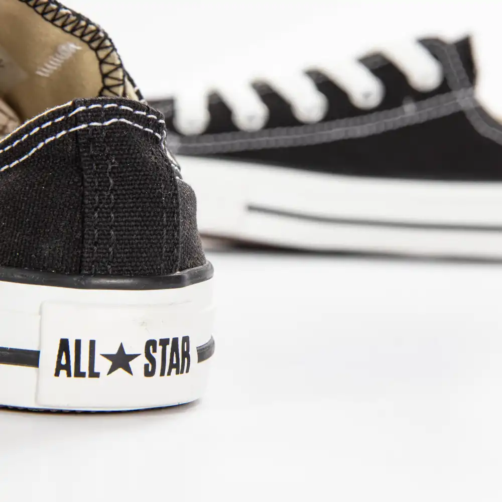 Basket basse fille Converse All star junior Noir - ZESHOES