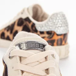 Basket basse femme Guess Pink leopard Leopard - ZESHOES Basket basse femme Guess Pink leopard Leopard - ZESHOES