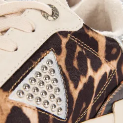 Basket basse femme Guess Pink leopard Leopard - ZESHOES Basket basse femme Guess Pink leopard Leopard - ZESHOES
