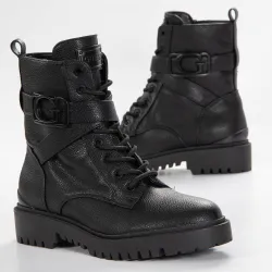 Bottine femme Guess Tallia Noir - ZESHOES