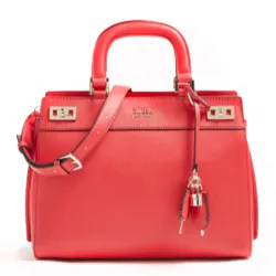 Sac a main femme Guess Katey Rouge - ZESHOES