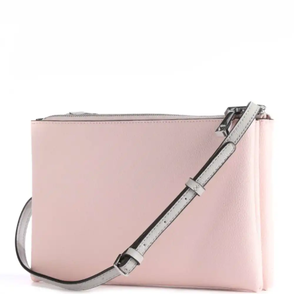 Pochette femme Guess Naya mini Rose - ZESHOES Pochette femme Guess Naya mini Rose - ZESHOES