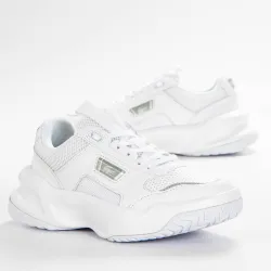 Basket basse femme Lacoste Ace lift Blanc - ZESHOES Basket basse femme Lacoste Ace lift Blanc - ZESHOES
