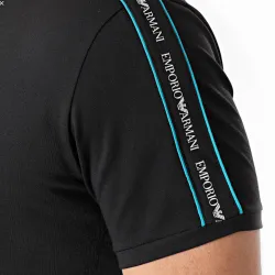 T shirt manche courte homme Emporio Armani Crew neck Noir - ZESHOES T shirt manche courte homme Emporio Armani Crew neck Noir - ZESHOES