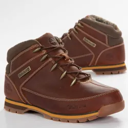 Bottine homme Timberland Euro sprint mid hiker Marron - ZESHOES Bottine homme Timberland Euro sprint mid hiker Marron - ZESHOES