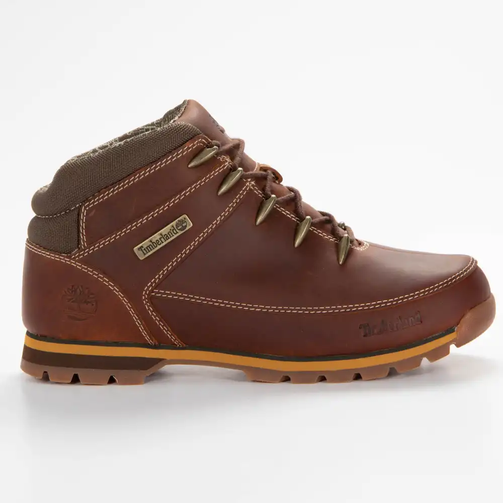 Bottine homme Timberland Euro sprint mid hiker Marron - ZESHOES Bottine homme Timberland Euro sprint mid hiker Marron - ZESHOES