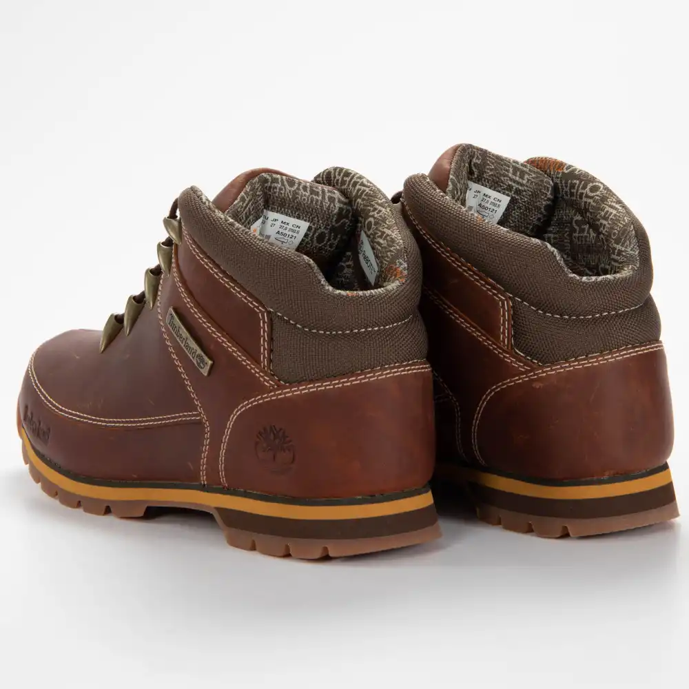 Bottine homme Timberland Euro sprint mid hiker Marron - ZESHOES Bottine homme Timberland Euro sprint mid hiker Marron - ZESHOES
