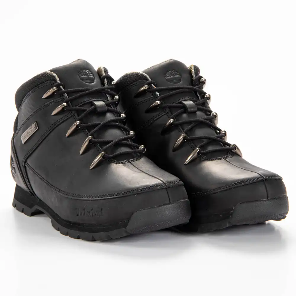 Basket montante homme Timberland euro sprint mid hicker Noir - ZESHOES