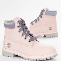 Basket montante femme Timberland premium 6 in waterproof boot Rose - ZESHOES Basket montante femme Timberland premium 6 in waterproof boot Rose - ZESHOES