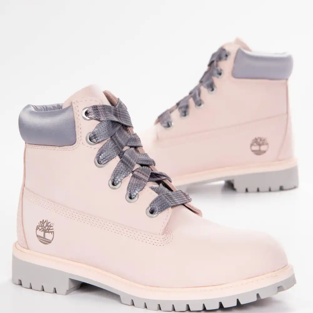Basket montante femme Timberland premium 6 in waterproof boot Rose - ZESHOES Basket montante femme Timberland premium 6 in waterproof boot Rose - ZESHOES
