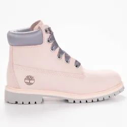 Basket montante femme Timberland premium 6 in waterproof boot Rose - ZESHOES Basket montante femme Timberland premium 6 in waterproof boot Rose - ZESHOES