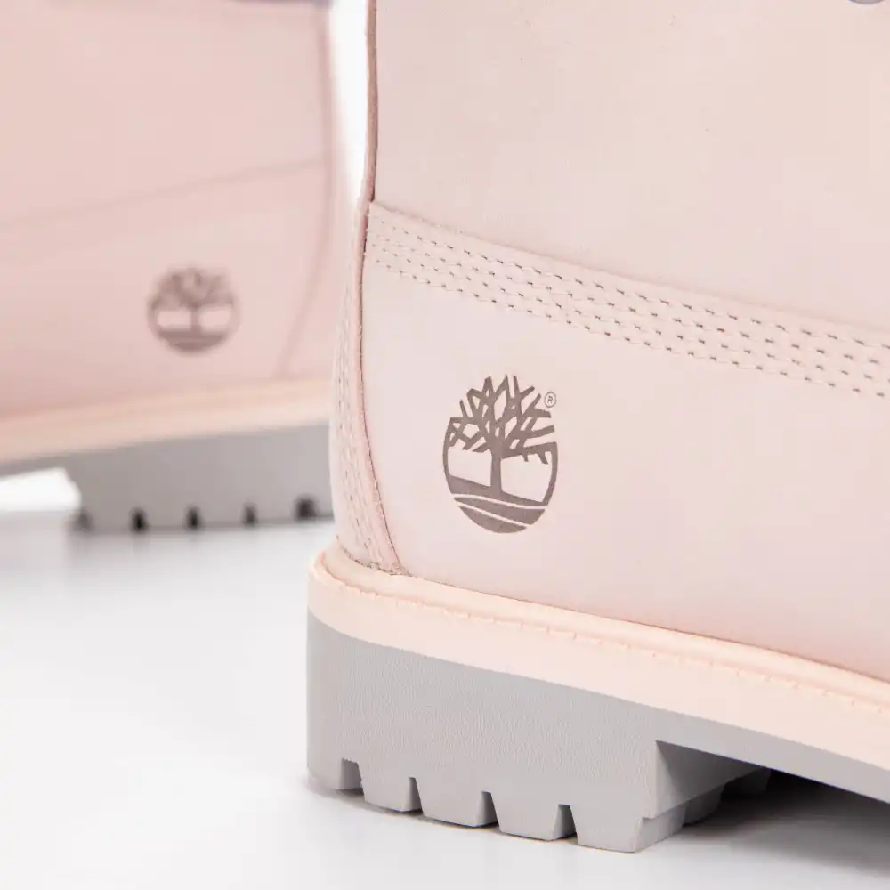 Basket montante femme Timberland premium 6 in waterproof boot Rose - ZESHOES Basket montante femme Timberland premium 6 in waterproof boot Rose - ZESHOES