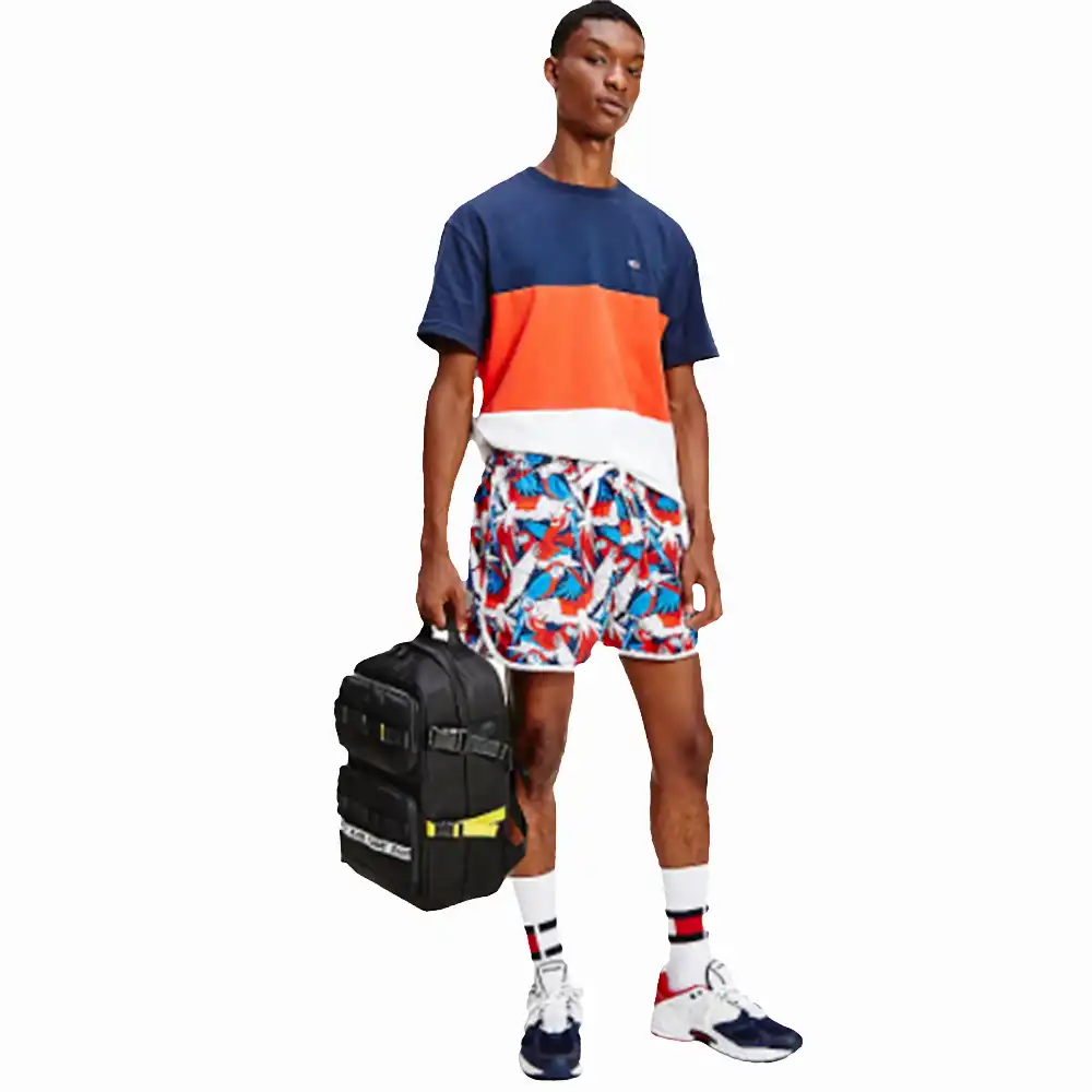 T shirt manche courte homme Tommy Jeans Classic color Multicolor - ZESHOES