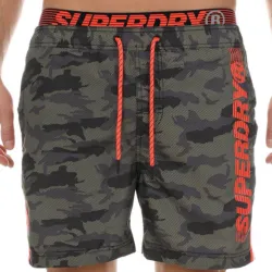 Short de bain homme Superdry Front classic logo Camouflage - ZESHOES